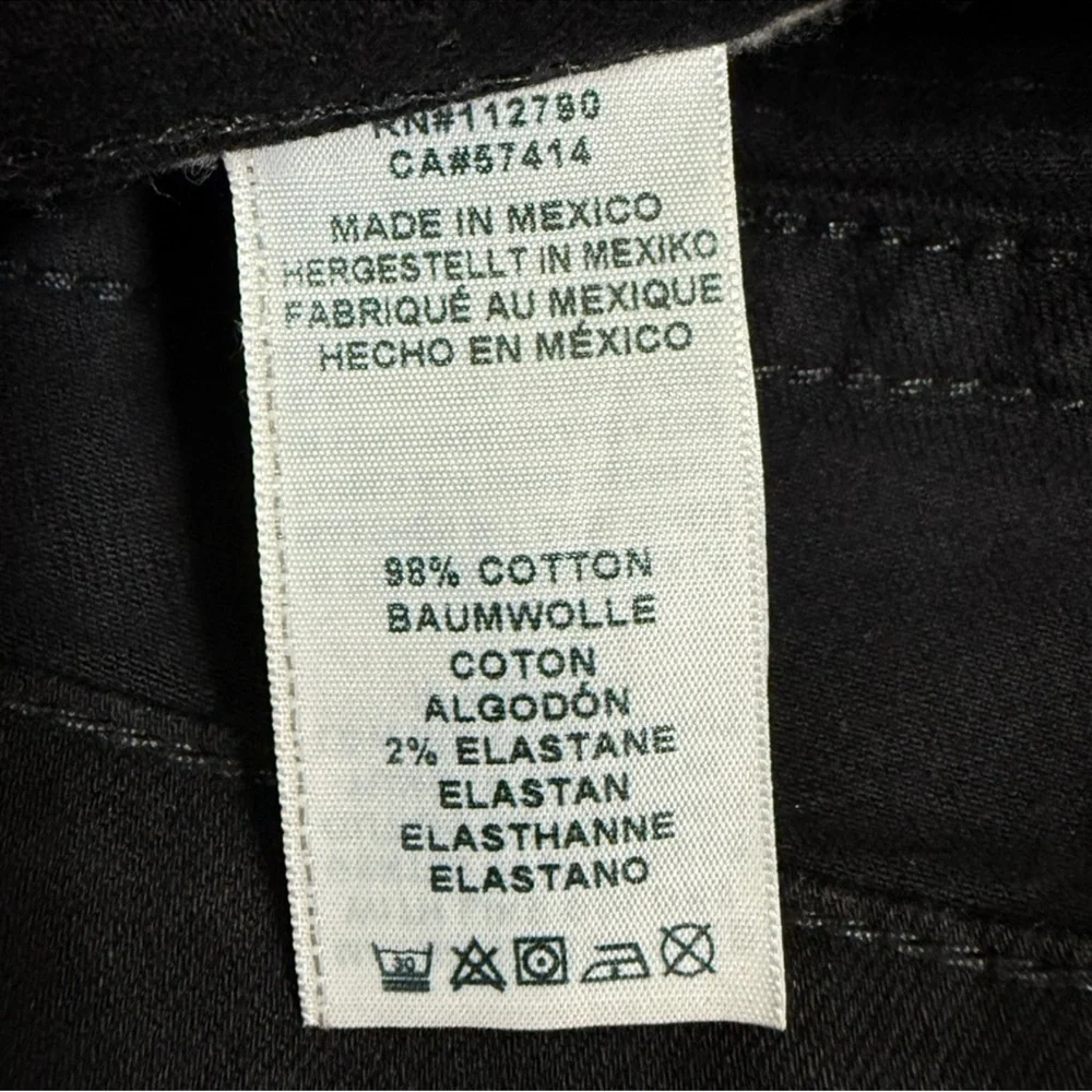 True Religion Slim Moto Zippered Black Jeans Men’s Size 30